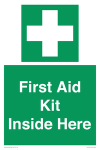 First Aid Kit Inside Here